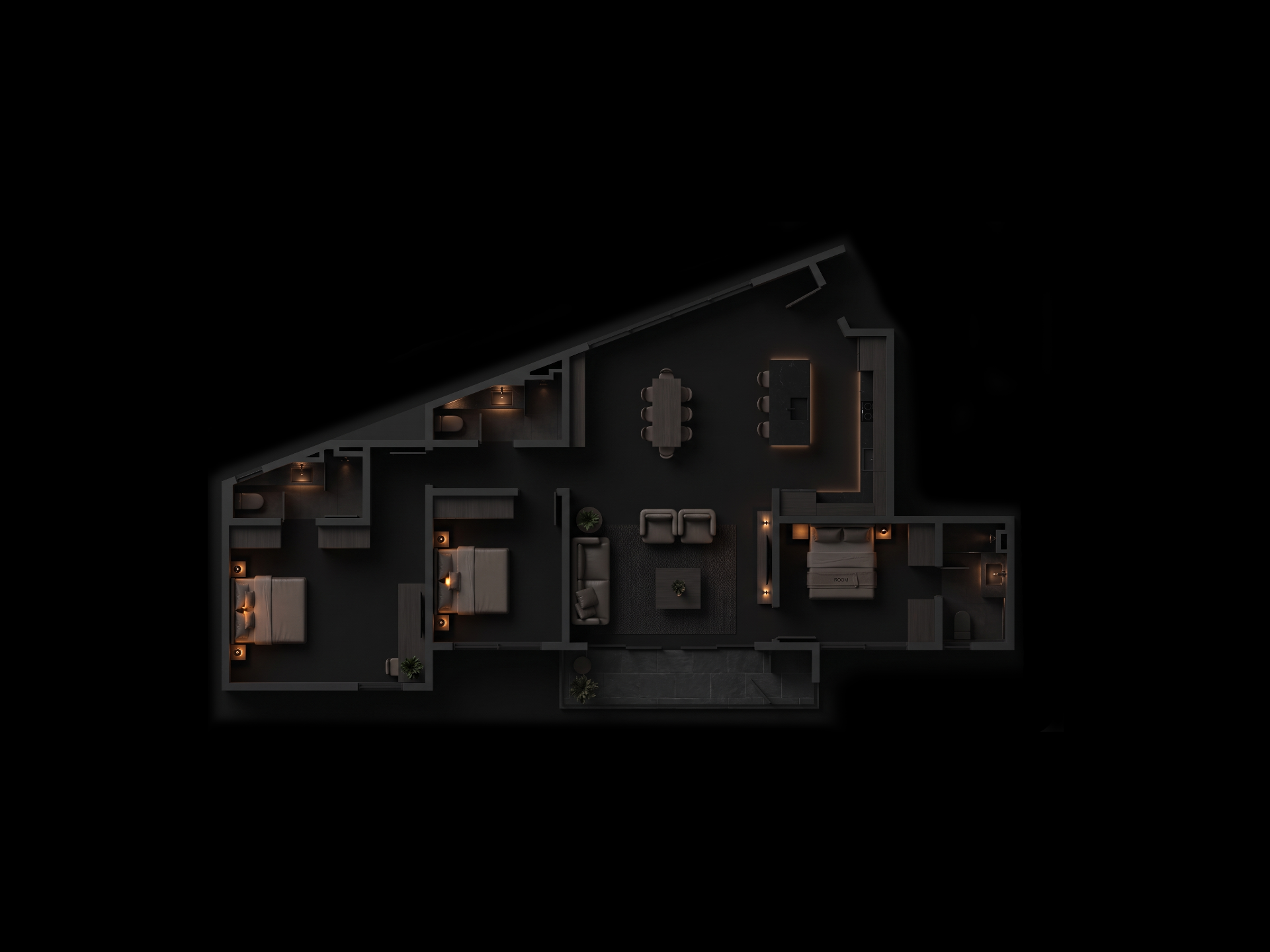 Type B Best View Unit floor plan